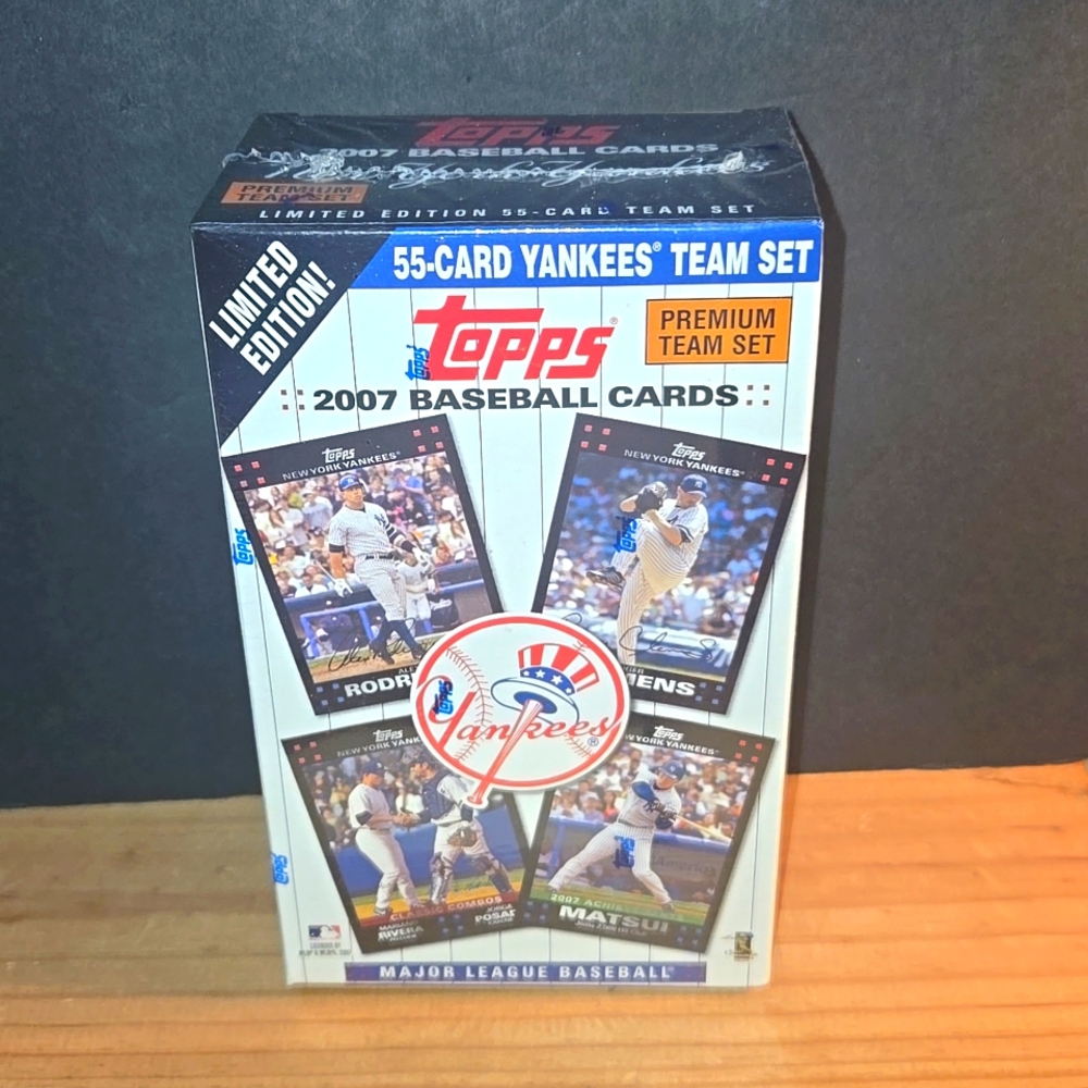 RARE 2007 TOPPS NY YANKEES LIMITED EDITION 55 PREMIUM TEAM CARD SET
